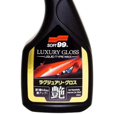 Soft99 Luxury Gloss Liquid Wax 500ml – Cera Líquida de Alto Brilho