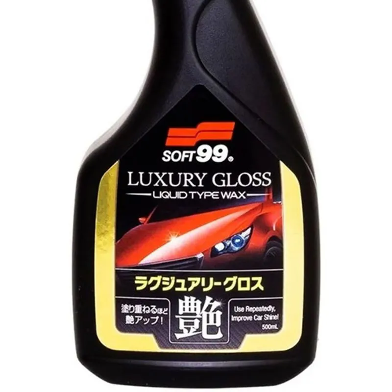 Soft99 Luxury Gloss Liquid Wax 500ml – Cera Líquida de Alto Brilho