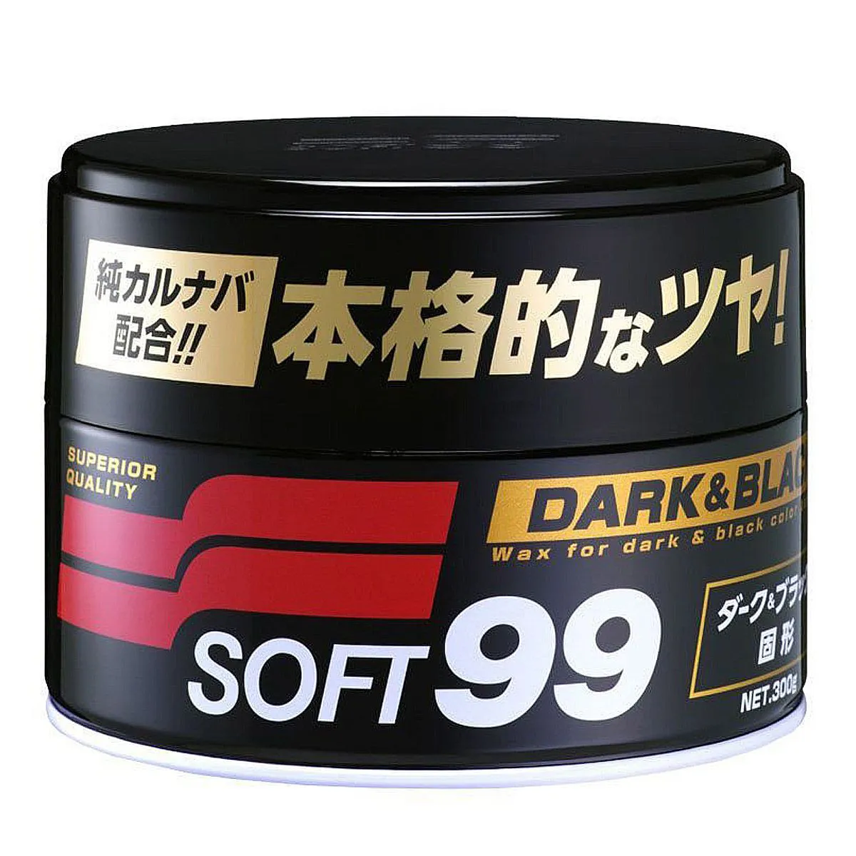 Cera de Carnaúba Premium 300g Soft99 Dark & Black Paste Wax